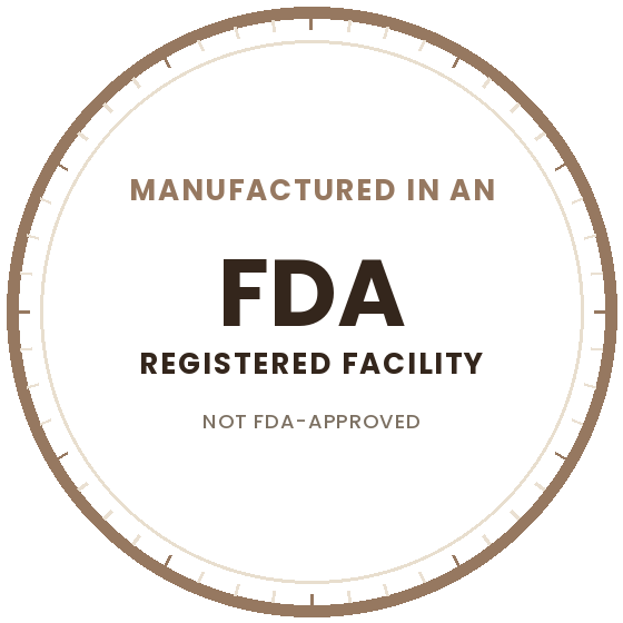 Produced in an FDA-registered facility